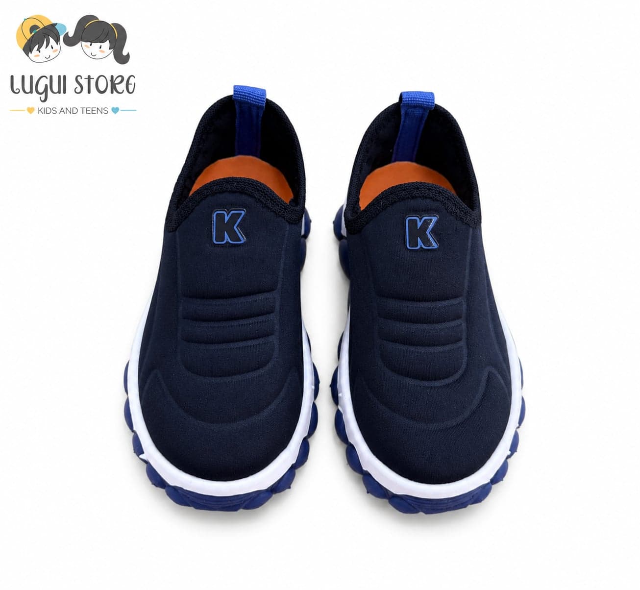 Tênis Kidy Brinca Flex Roller (Preto/Azul índigo)