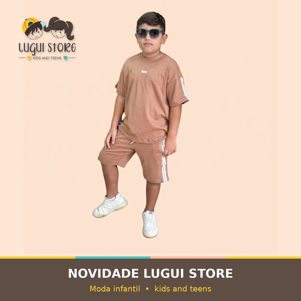 Conjunto Sprint Outfit Malha Fio Egípcio Have Fun
