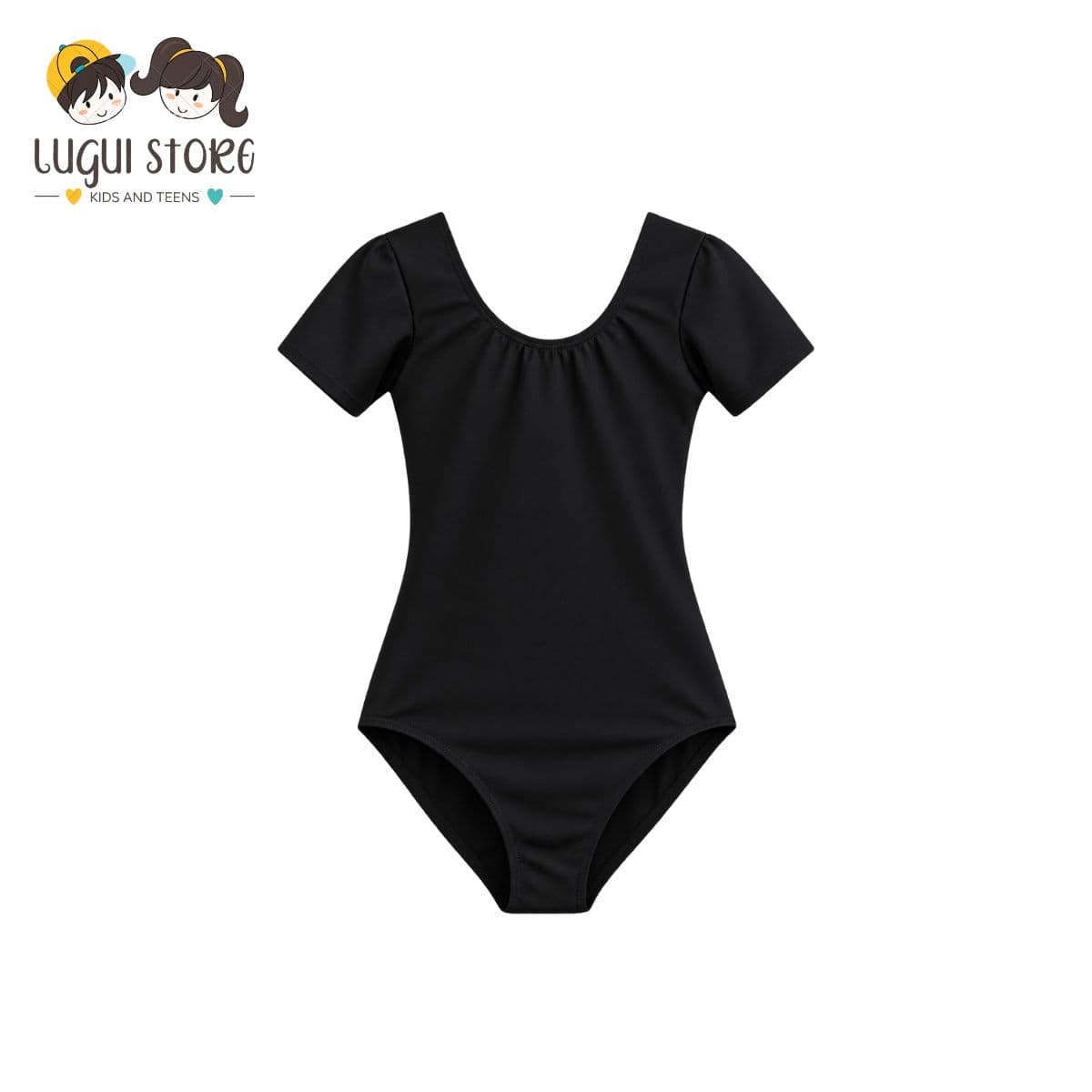 Collant Ballet Infantil Meia Manga Body Balé Maria Chica