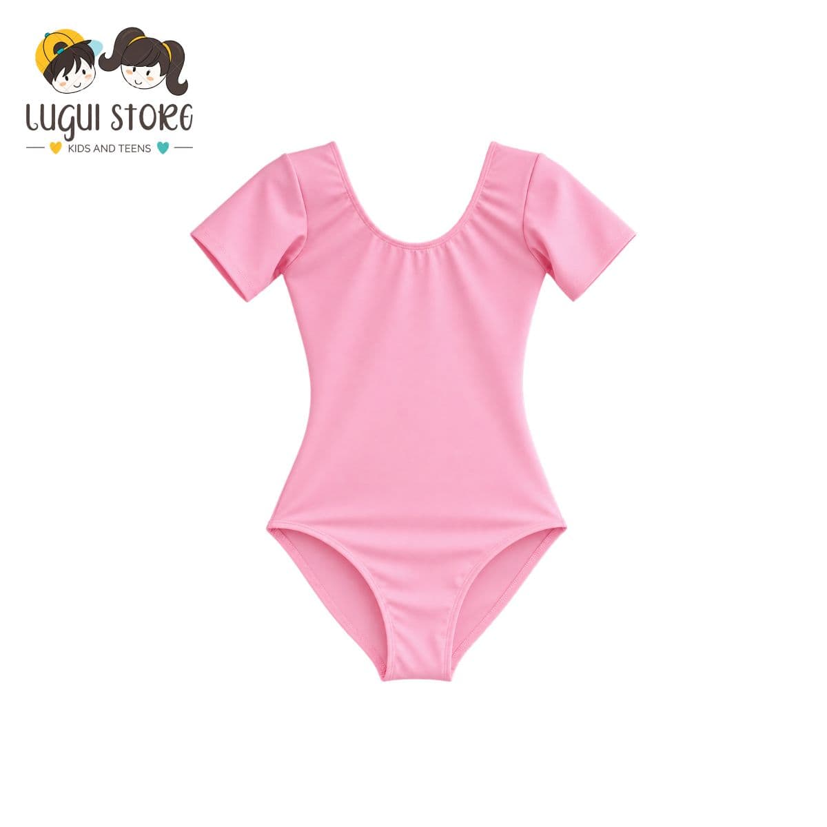 Collant Ballet Infantil Meia Manga Body Balé Maria Chica